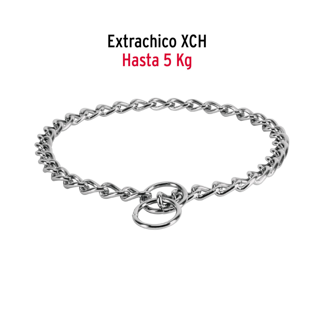 Collar de entrenamiento para perro, 45 cm, eslabón 2 mm 45 cm, 2 mm