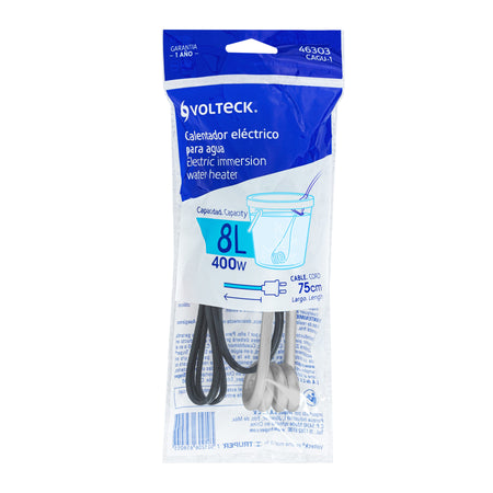 Calentador de inmersion p/agua #1 de 8 L 400 W Volteck