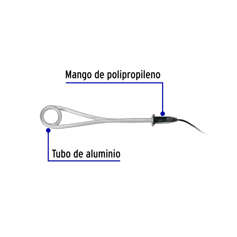 Calentador de inmersión p/agua #5.5 de 20 L 1000 W, Volteck