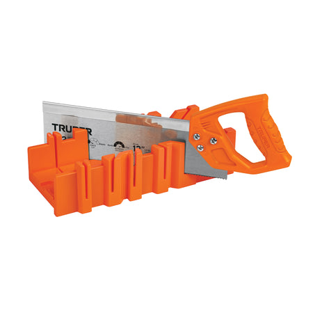 Caja de inglete con serrucho de costilla 12" TRUPER