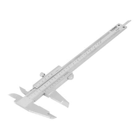 Calibrador vernier analogico 6" acero inox std y mmTRUPER