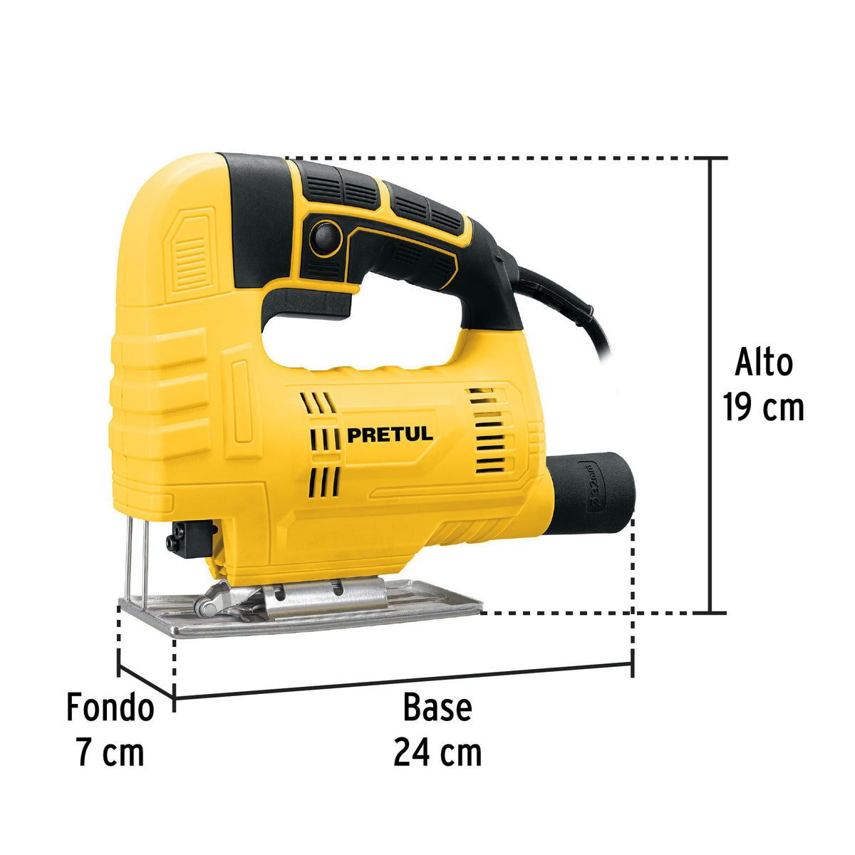 Sierra caladora 400W PRETUL