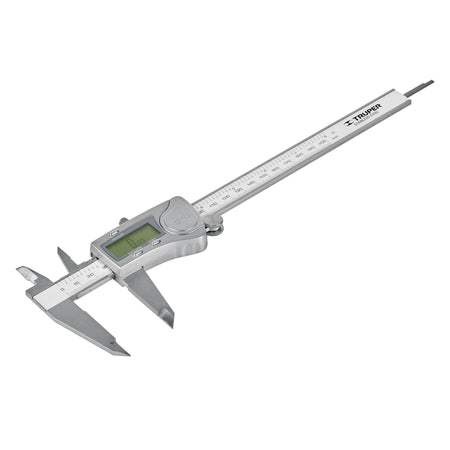 Calibrador vernier digital 6" acero inox std y mm TRUPER