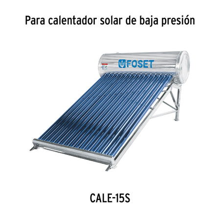 Caja c/15 tubos p/calentador solar CALE-15S, FOSET