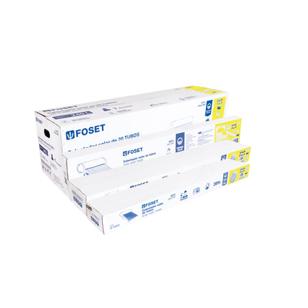 Calentador solar de agua, 20 tubos, 240L, 7 personas, FOSET