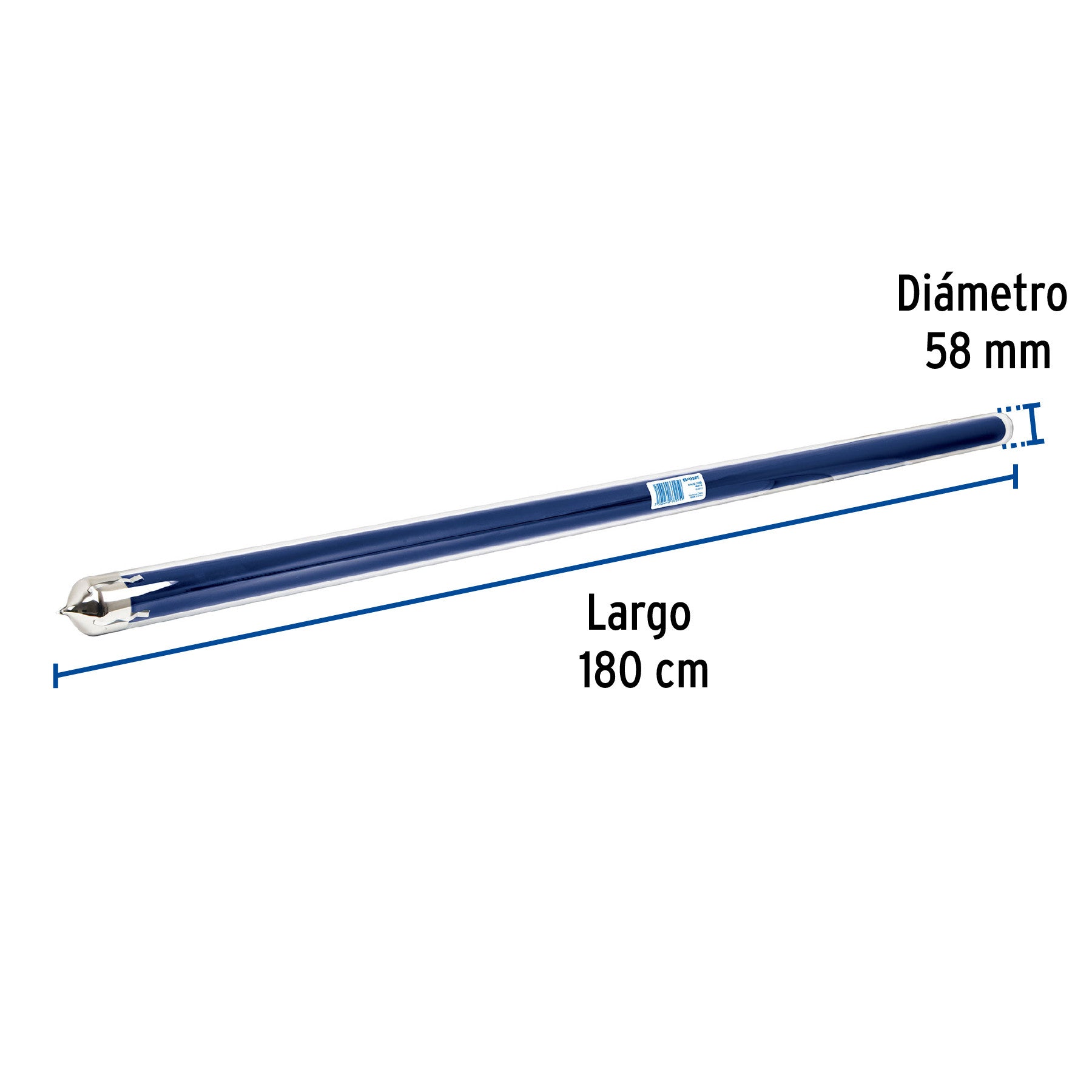 Caja c/8 tubos p/calentador solar CALE-8S, FOSET