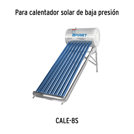 Caja c/8 tubos p/calentador solar CALE-8S, FOSET
