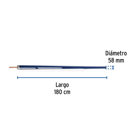 Tubo de repuesto para calentador solar heat pipe, FOSET