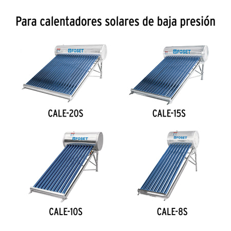 Tubo de repuesto para calentador solar, FOSET