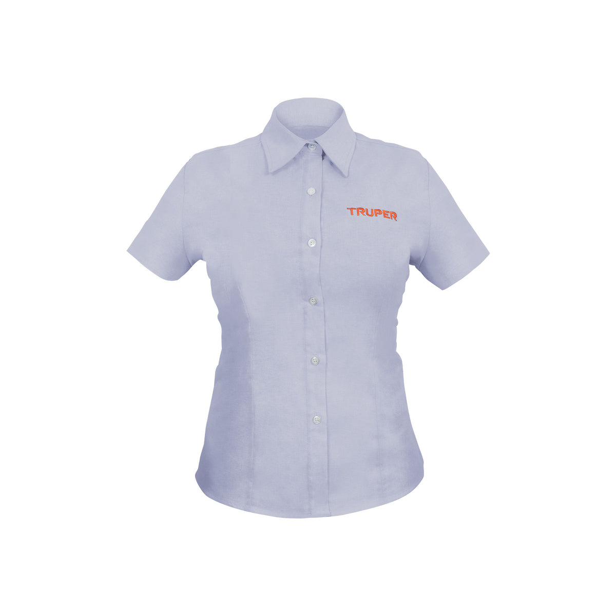 Camisa manga corta para mujer, azul, EEG, Truper azul