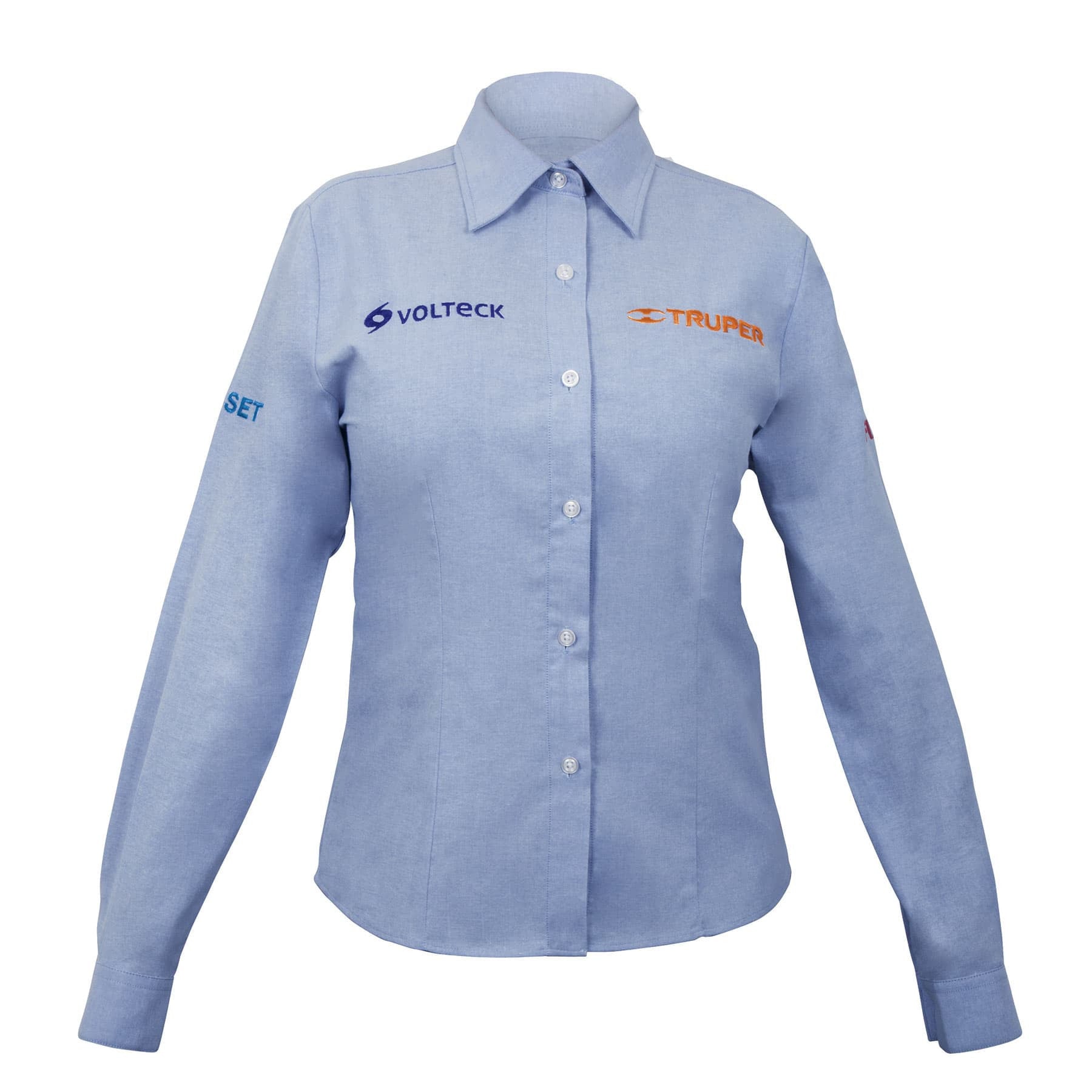 Camisa manga larga para mujer azul EG Truper