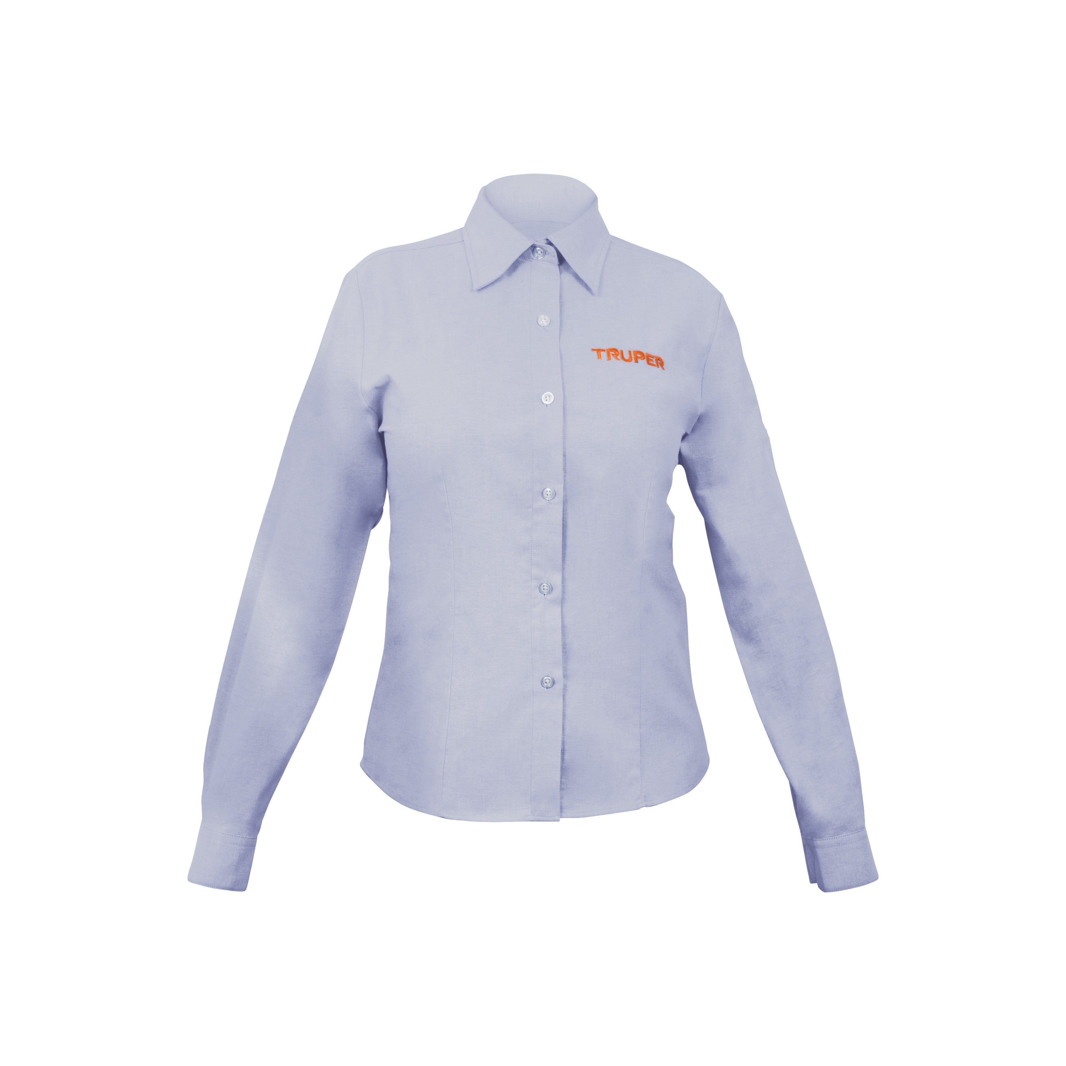 Camisa manga larga para mujer, azul, EEG, Truper azul