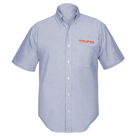 Camisa manga corta para hombre, blanca, CH, Truper
