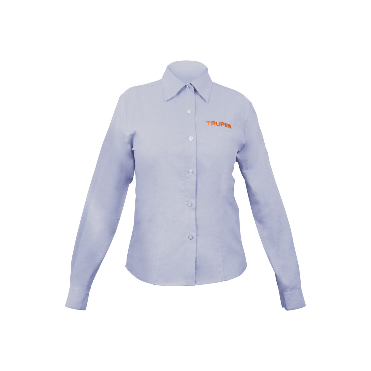Camisa manga larga para mujer, blanca, M, Truper
