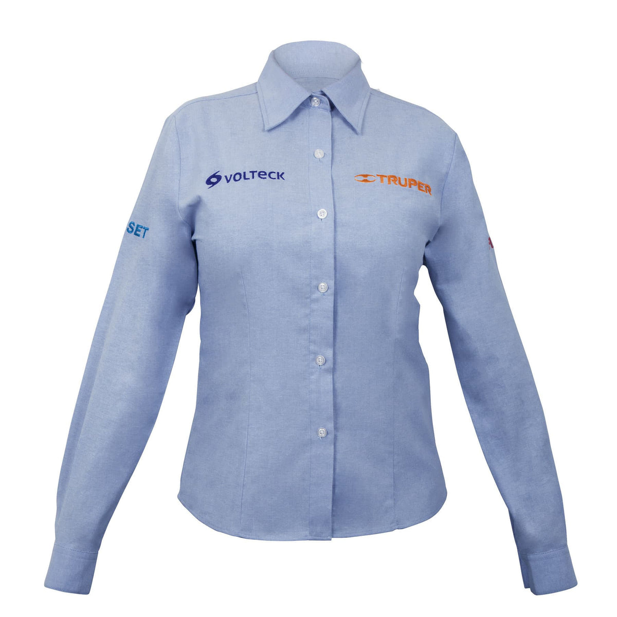 Camisa manga larga para mujer, blanca, EG, Truper