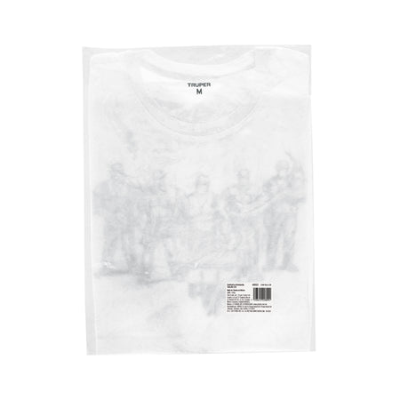 Playera cuello redondo para hombre, azul, M, Truper