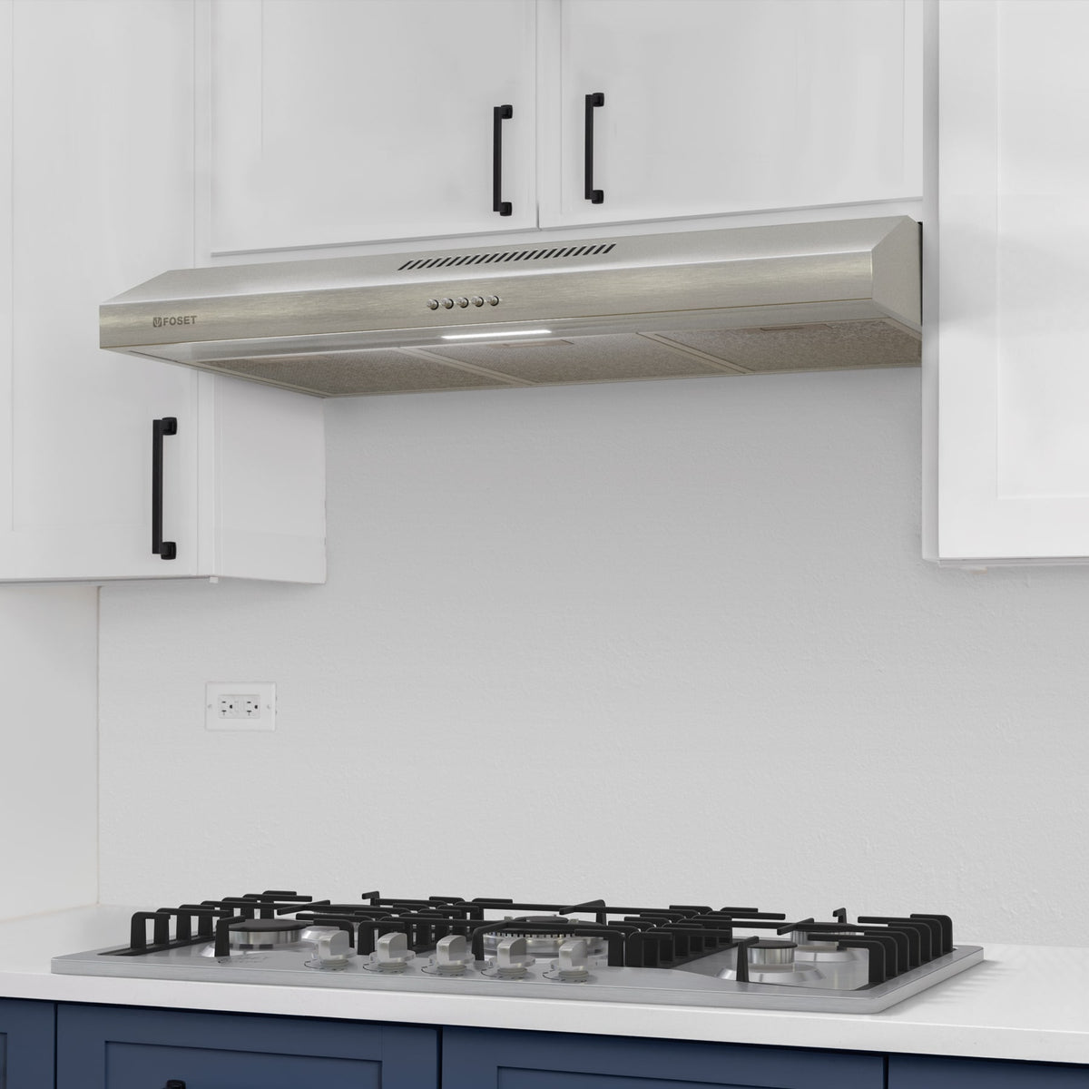 Campana extractora empotrable acero inoxidable FOSET 80 cm