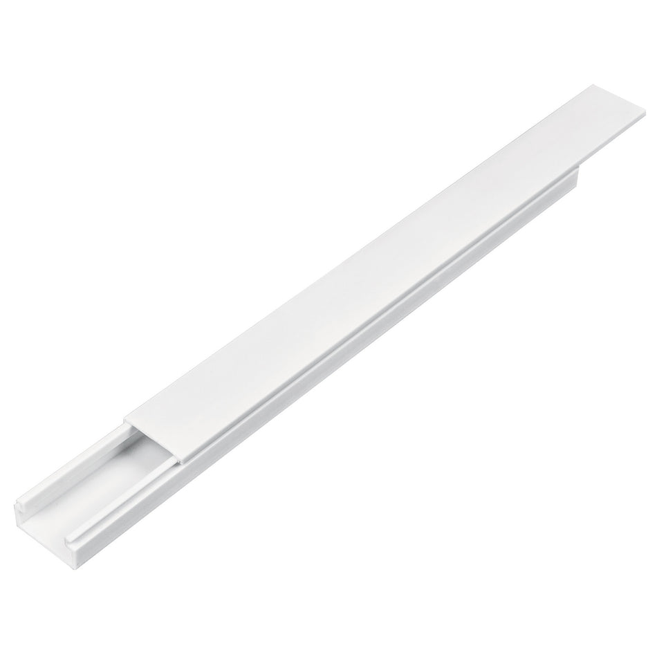 Canaleta de 1 vía 10 x 20 mm, con adhesivo, VOLTECK 10 x 20 mm