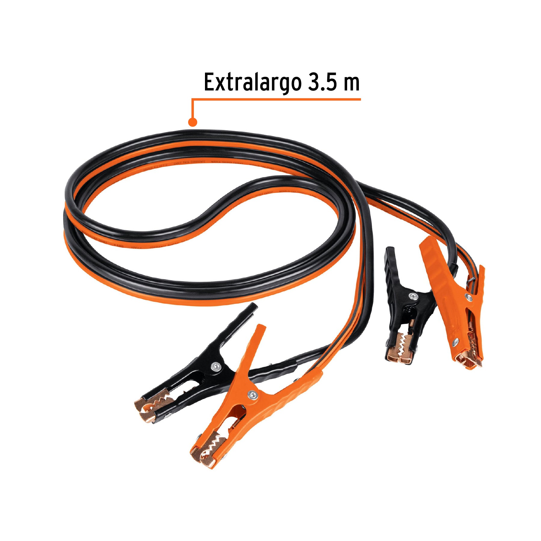 Cables pasa corriente 3.5 m 350 A 6 AWG con funda Expert