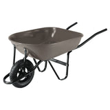 Carretilla 5.5ft3 gris, neumática, bastidores madera, PRETUL Gris
