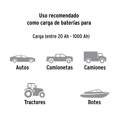 Cargador de baterías 52 A, arrancador de 320A, 12V/24V