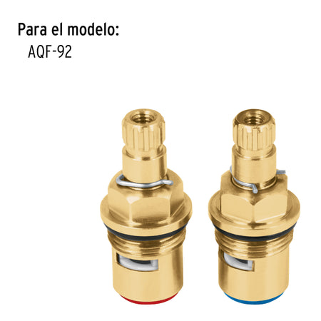 Bolsa con 2 cartuchos ceramicos para AQF-92 FOSET