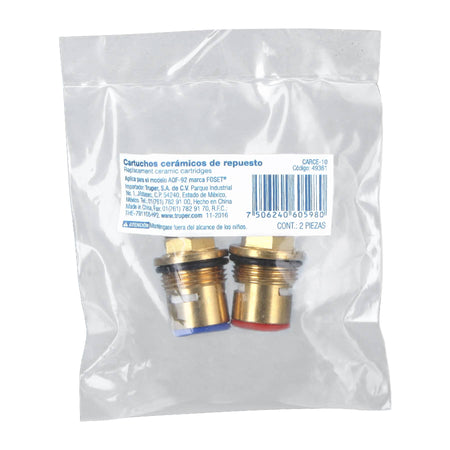 Bolsa con 2 cartuchos ceramicos para AQF-92 FOSET