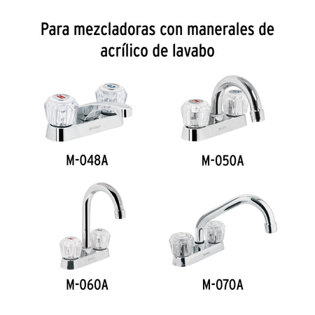 Bolsa con 2 cartuchos ceramicos para mezcladoras FOSET