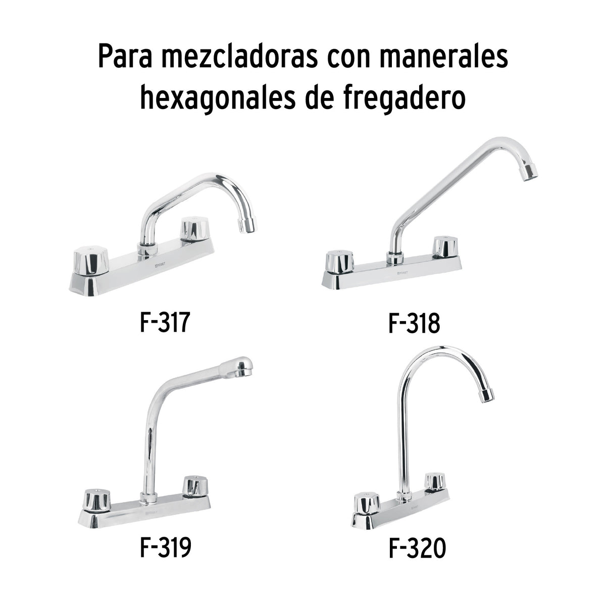 Bolsa con 2 cartuchos ceramicos para mezcladoras FOSET