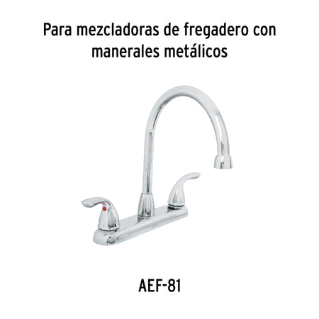 Juego de 2 cartuchos ceramicos POM FOSET