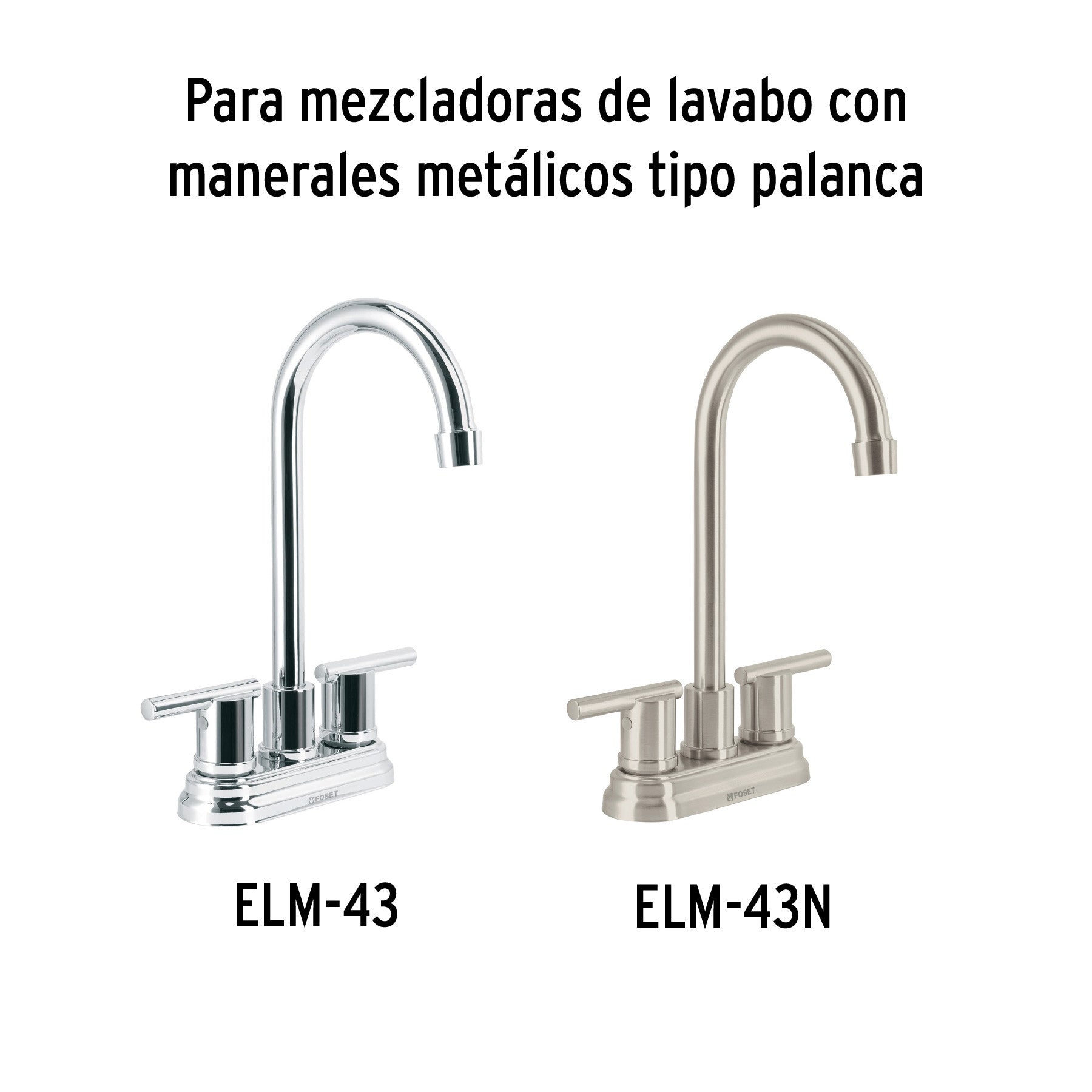 Juego de 2 cartuchos ceramicos POM FOSET