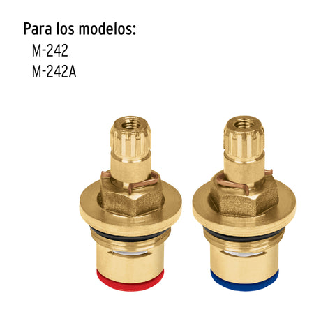 Bolsa con 2 cartuchos ceramicos para M-242 y M-242A FOSET