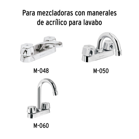 Bolsa con 2 cartuchos cerámicos para mezcladoras plásticas