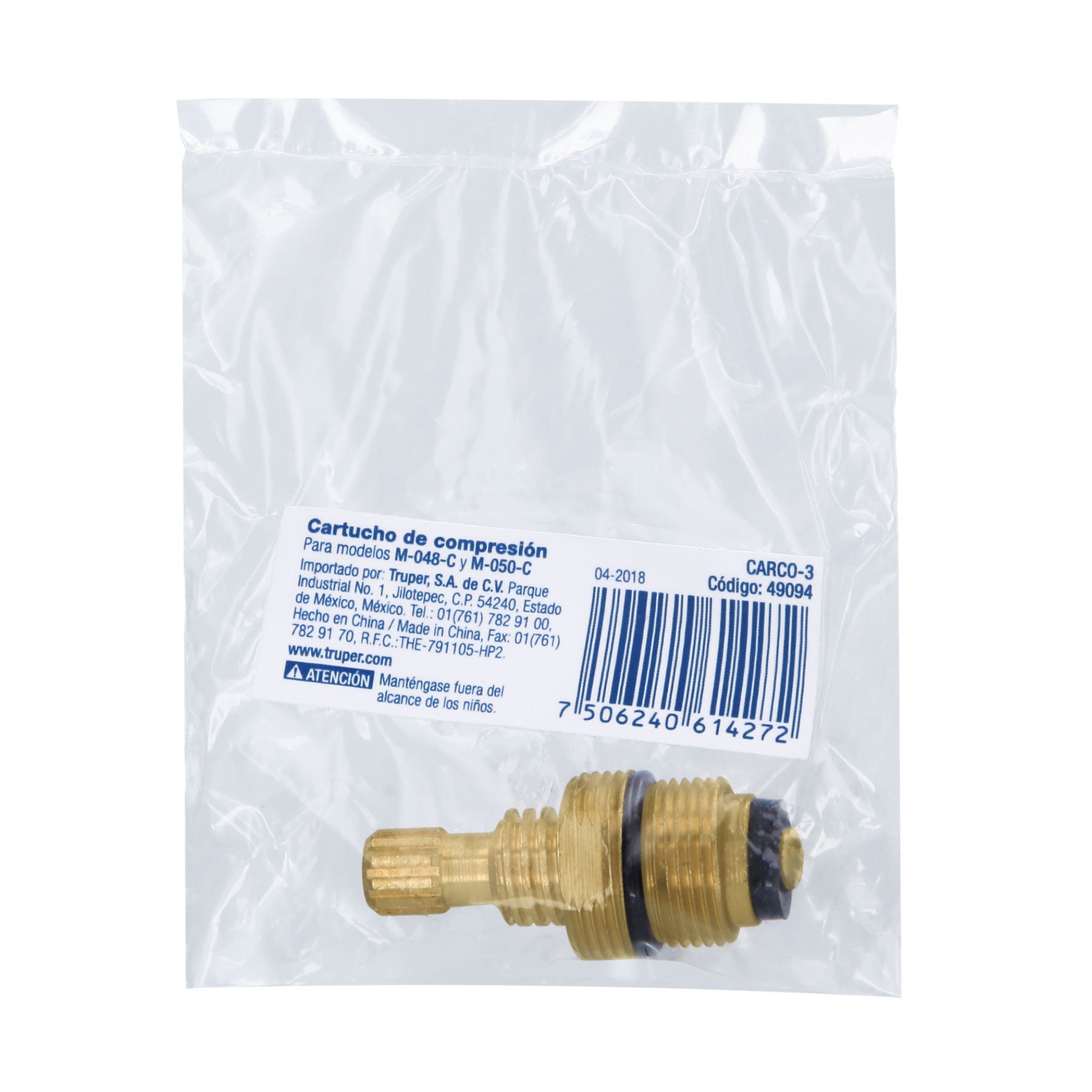 Cartucho de compresion para mezcladora FOSET