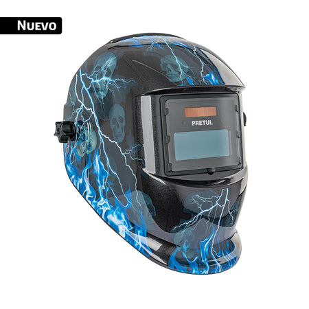 Careta electronica para soldar sombra 9-13 rayos PRETUL