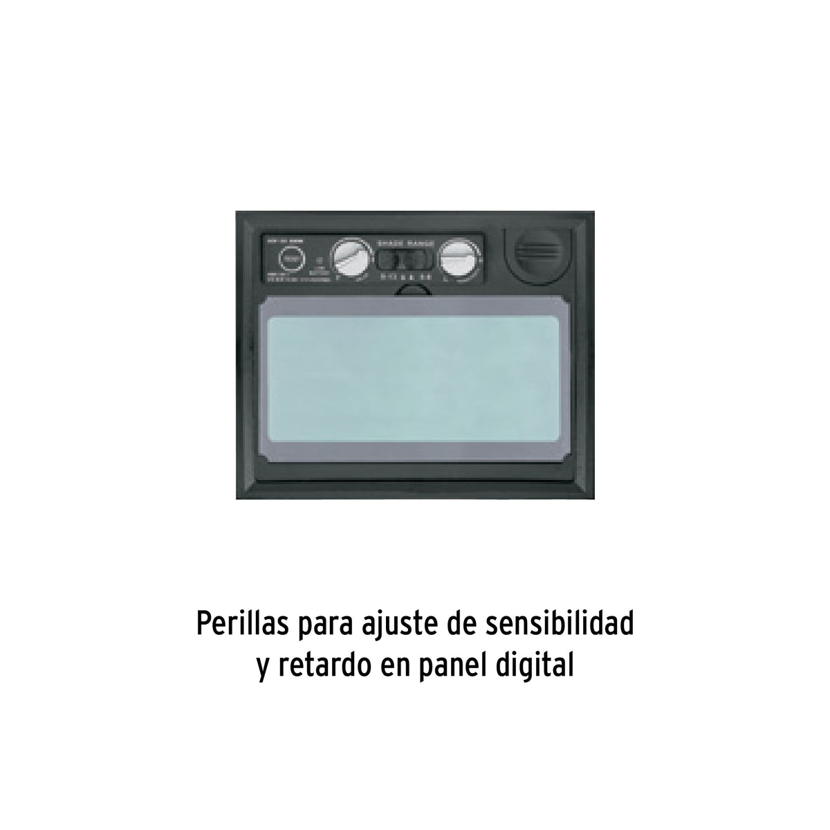 Careta electronica para soldar 9-13 panel digital TRUPER