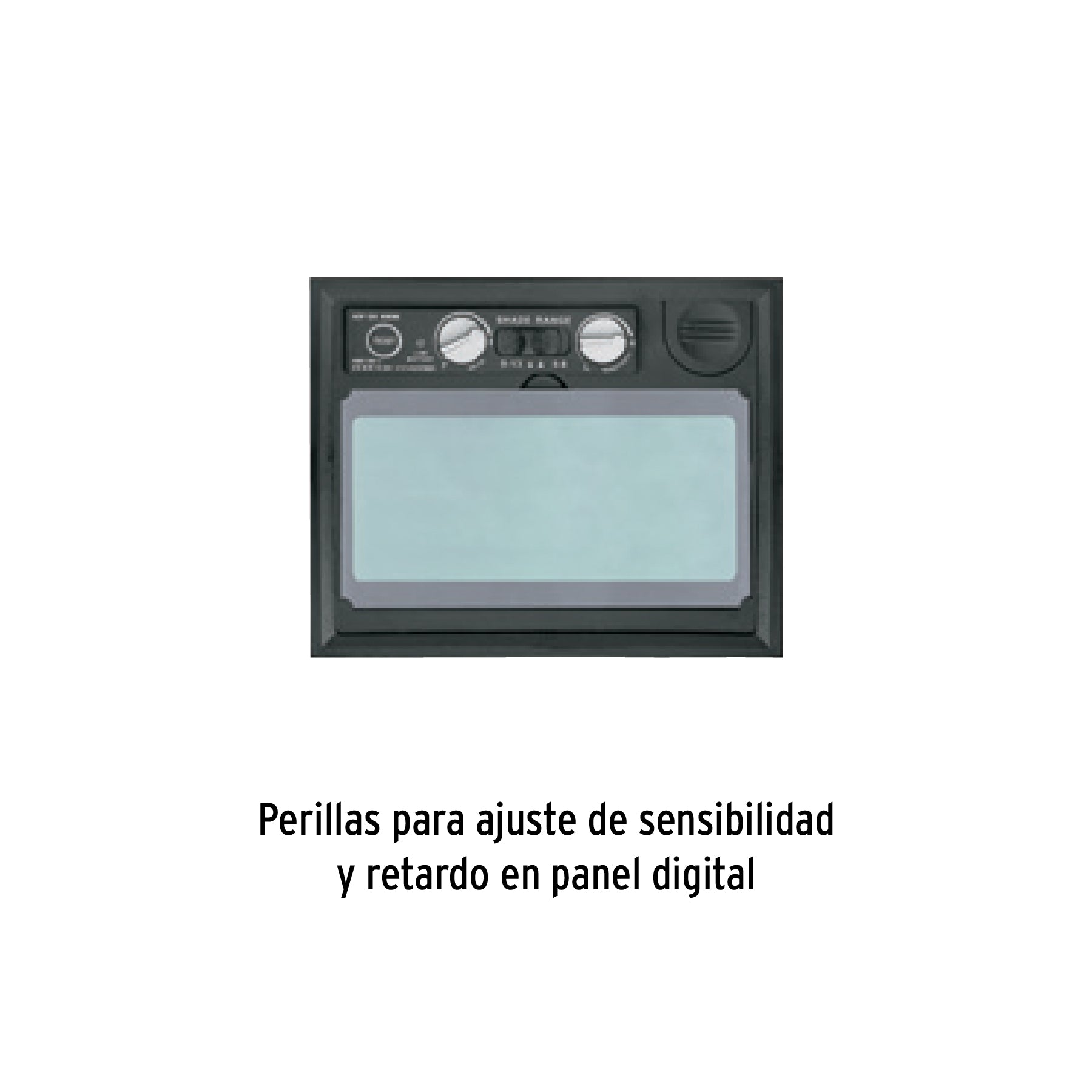 Careta electronica para soldar 9-13 panel digital TRUPER