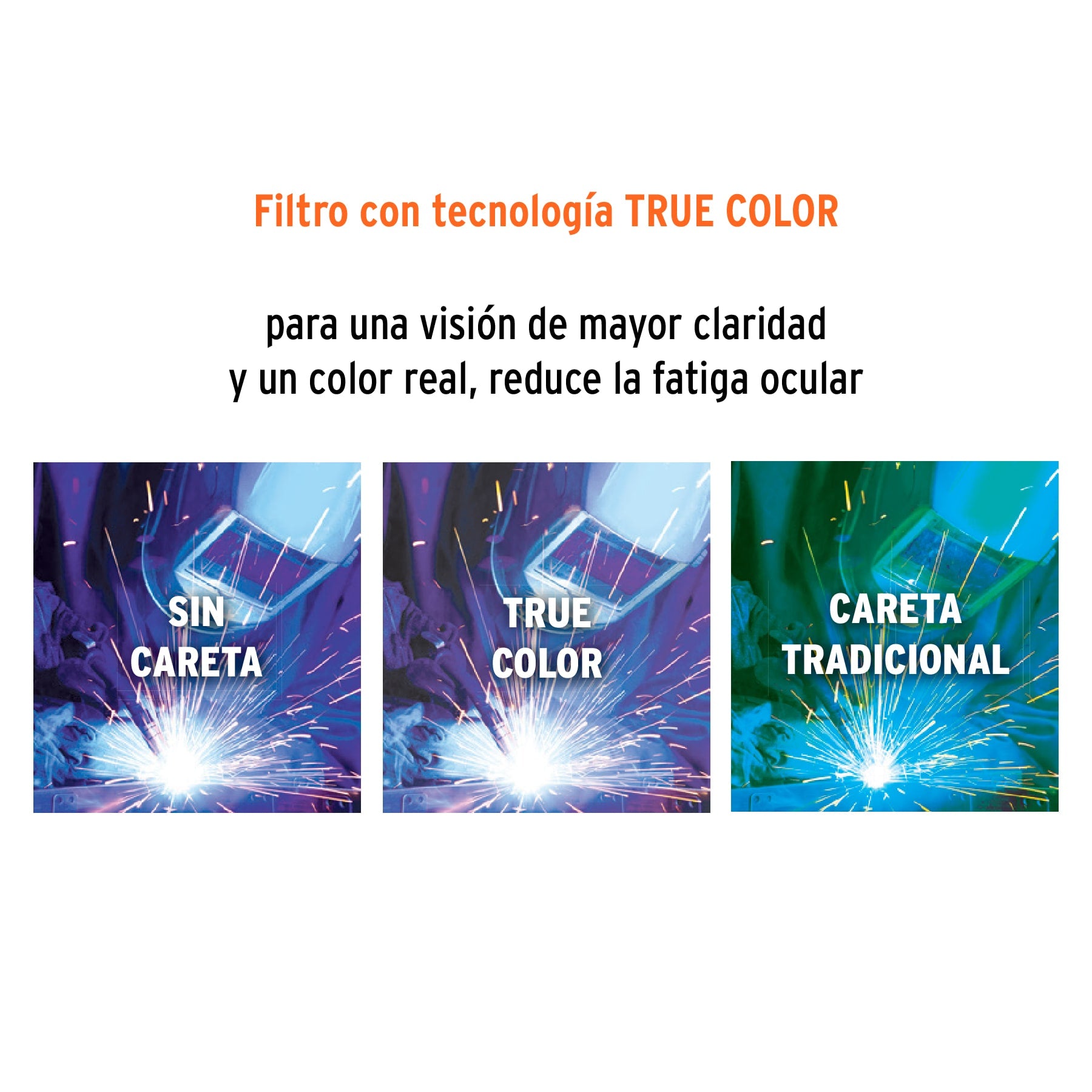 Careta electronica para soldar 9-13 panel digital TRUPER