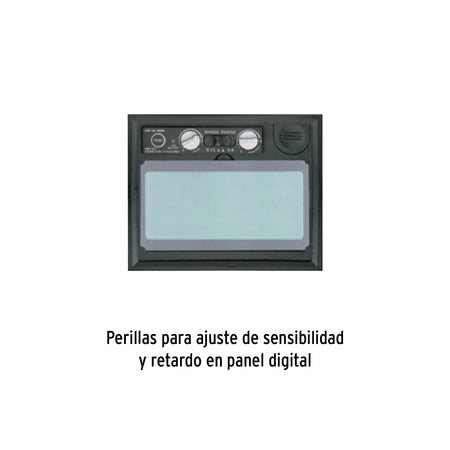 Careta electronica p/soldar panel digital calavera 9 a 13