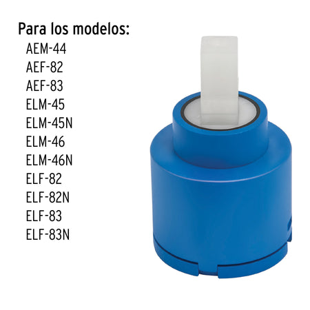 Cartucho cerámico para monomando lavabo y fregadero, FOSET