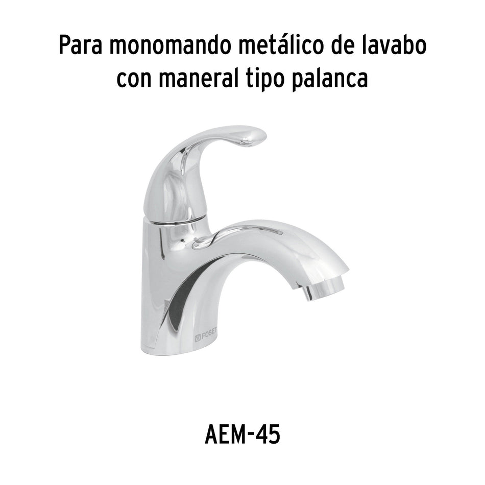 Cartucho cerámico monomando para lavabo AEM-45, FOSET