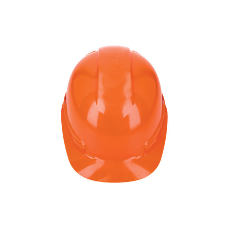 Casco de seguridad ajuste de matraca Truper naranja