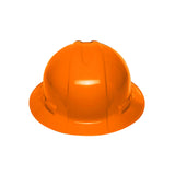 Casco de seguridad ala ancha Truper naranja