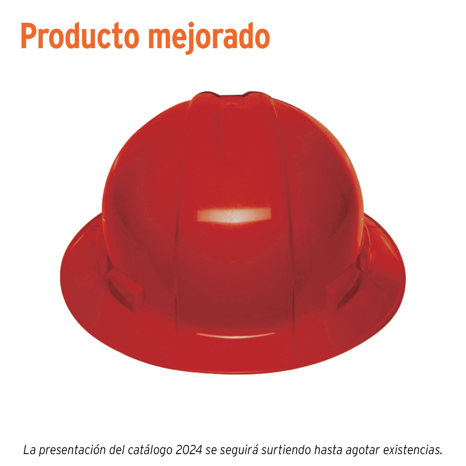 Casco de seguridad ala ancha Truper rojo