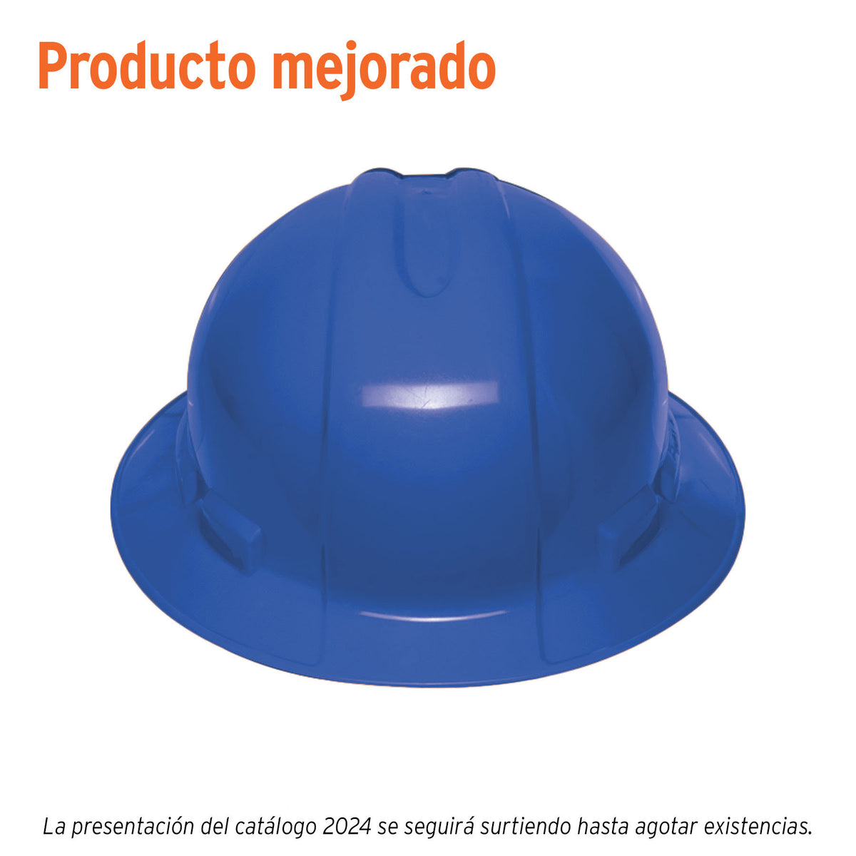 Casco de seguridad ala ancha Truper azul