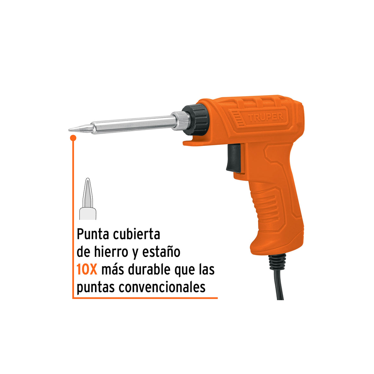 Cautin 40 W profesional tipo pistola para electronica