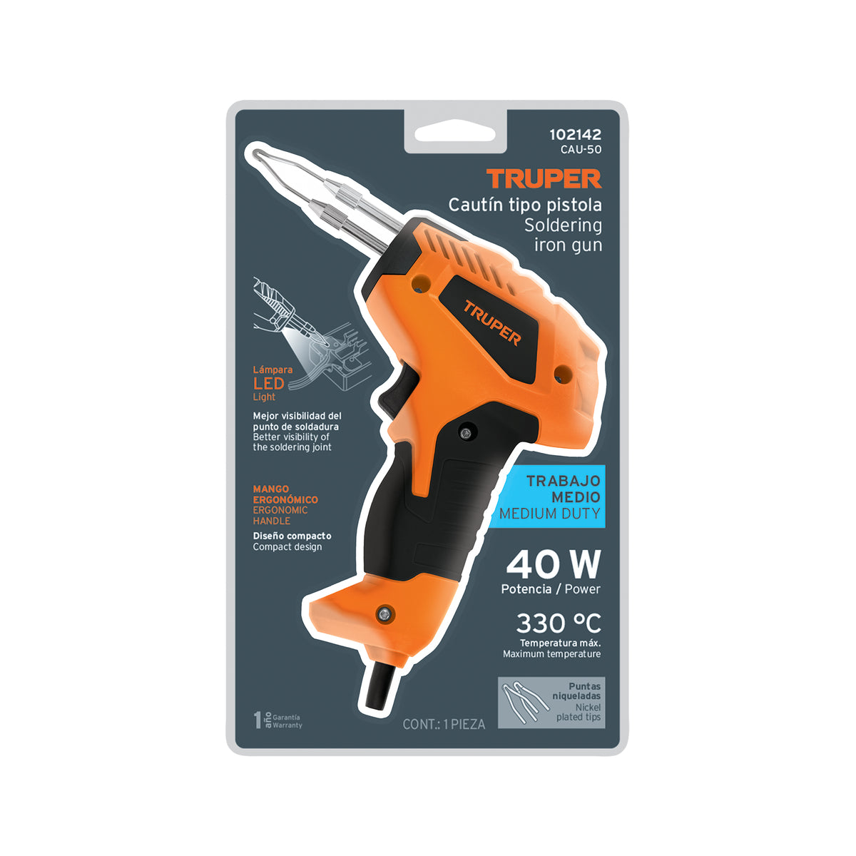 Cautin 50 W tipo pistola Truper