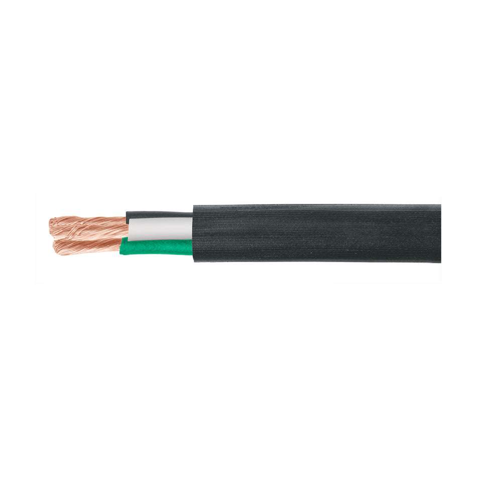 Metro de cable uso extra rudo 3 x 10 AWG en rollo de 100 m