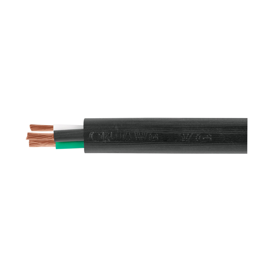 Metro de cable uso extra rudo 3 x 14 AWG en rollo de 100 m