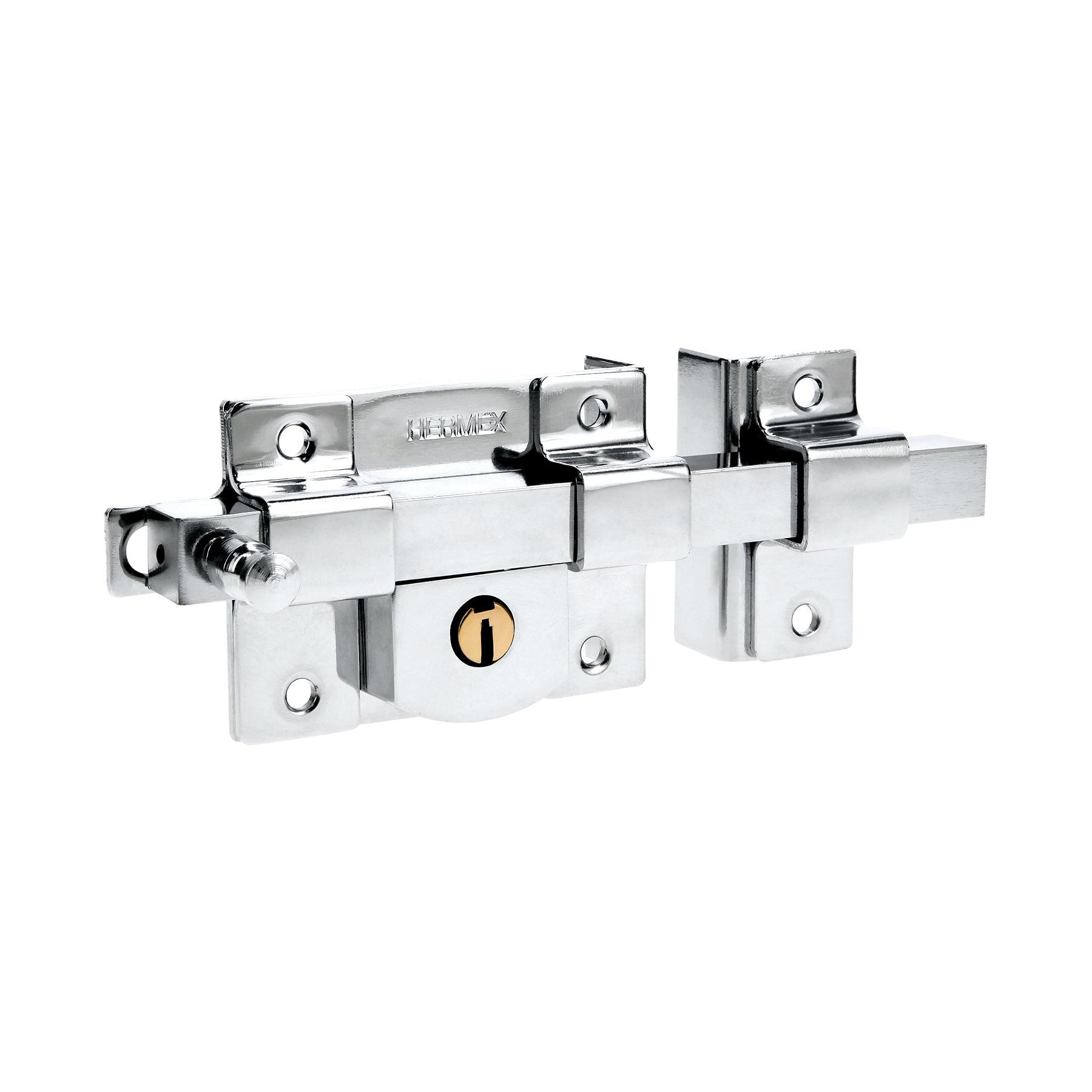 Cerradura de barra fija derecha blister HERMEX